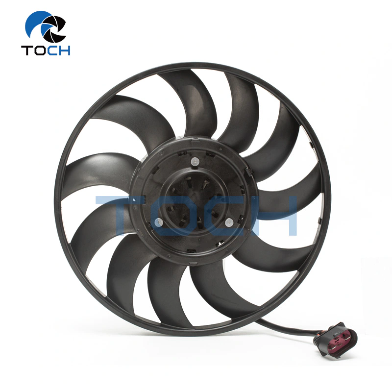 12 months warranty after market auto engine condenser cooling fan 4H0959455AC/4H0959455AE for Audi