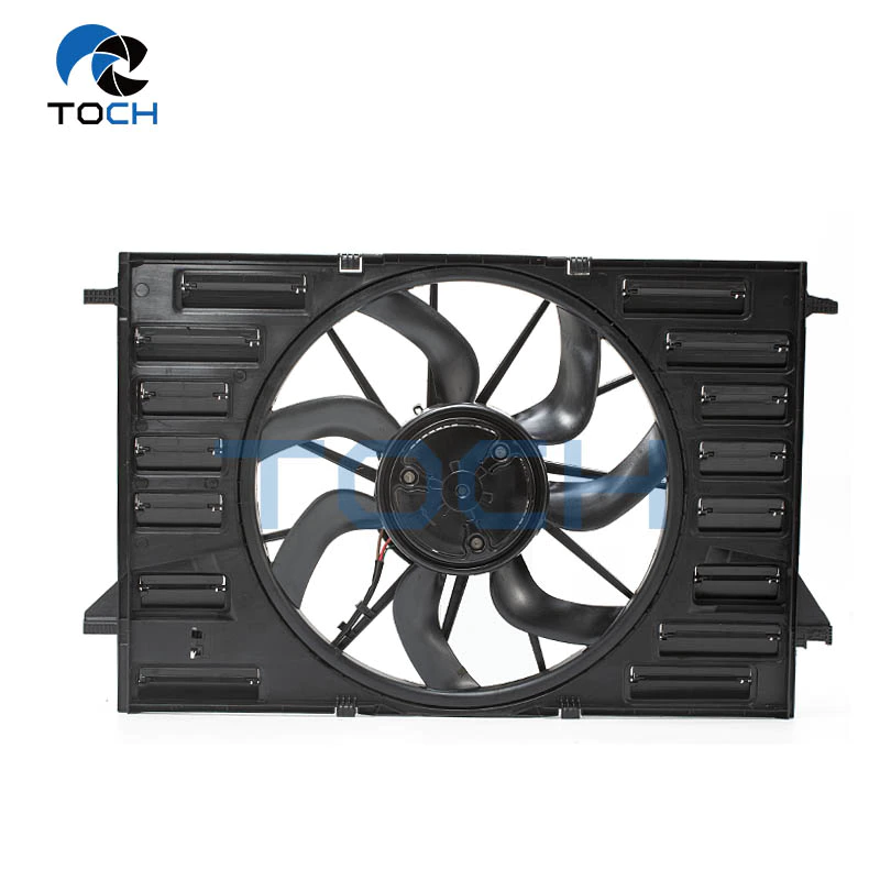 Single Curved Blades Cooling Fan Assembly 8W0959455F /8W0959455C /8W0959455M /8W0121003B For Audi A4/Q7
