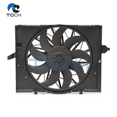 Single 9 Blades 13.5 Volt Engine Cooling Fan Assembly 17427543282 For BMW 5 Series