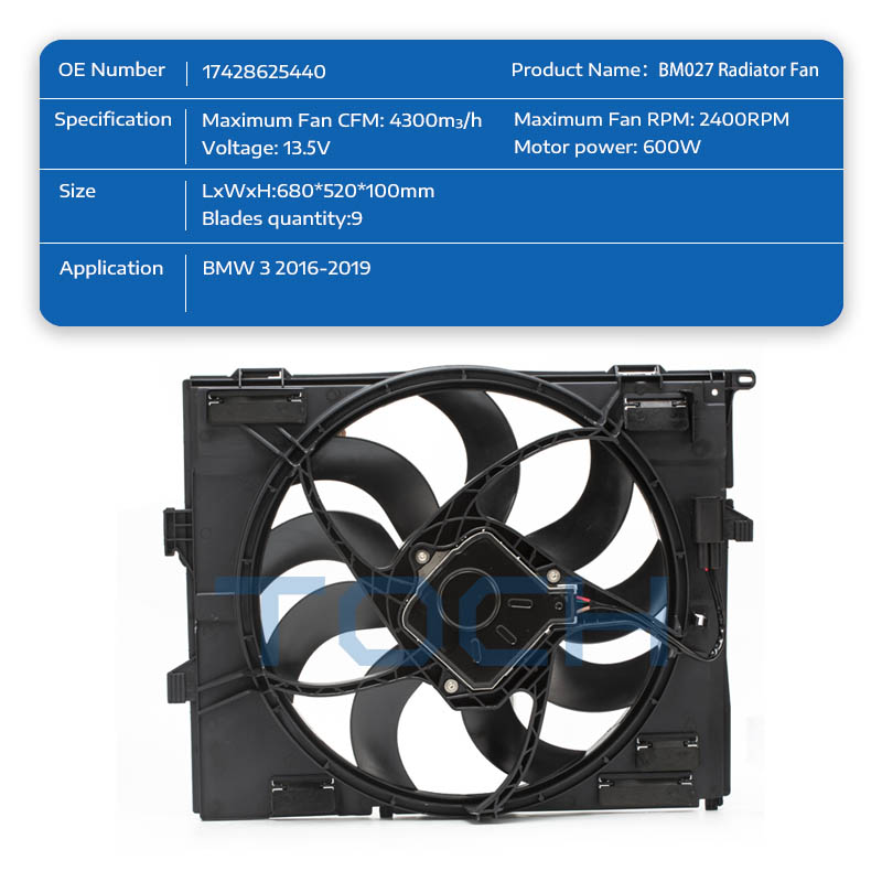 TOCH new engine cooling fan suppliers for sale-1