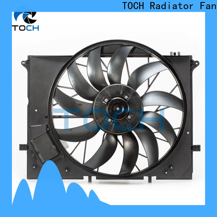 latest brushless radiator cooling fan supply for benz