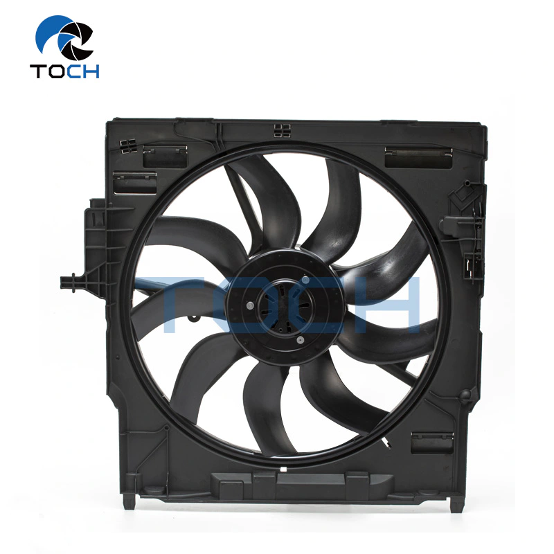 TOCH 850W Condenser Brushless Radiator Fan 17428618242 /17427634471  /17427616104 For BMW X5