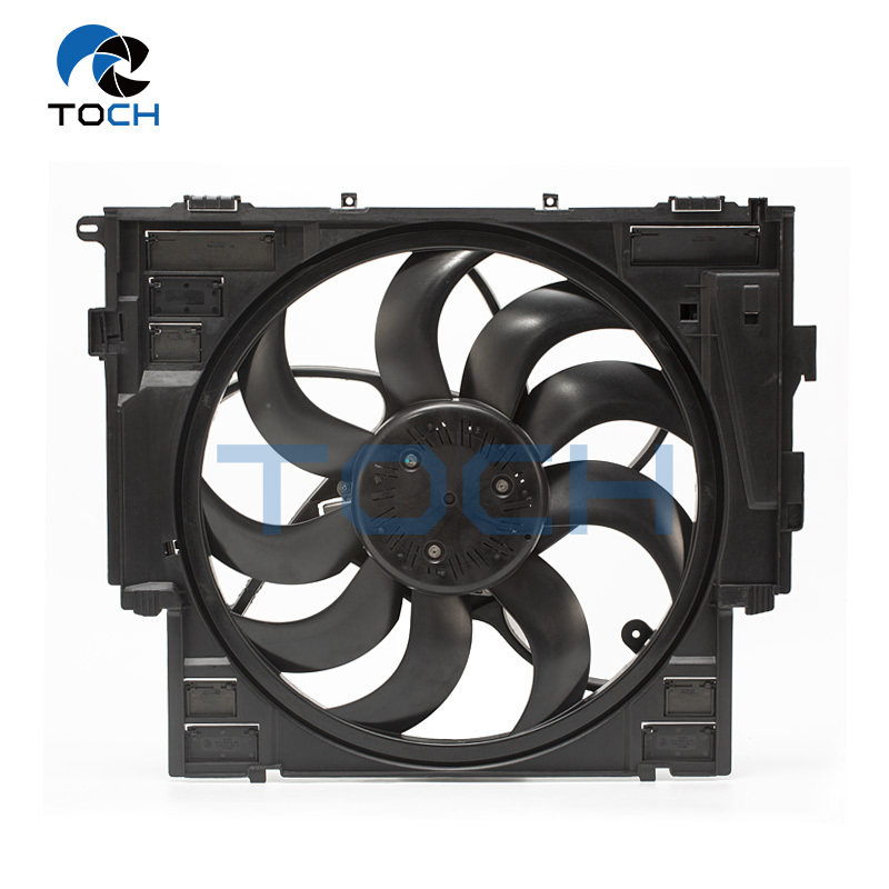 New Condition Toch Brand Cooling Fan Assy 17418642161 With Control Module For BMW 5ER