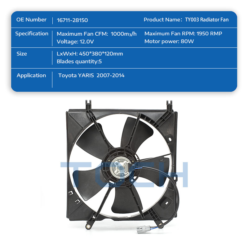 TOCH good radiator fan motor supply for toyota-1