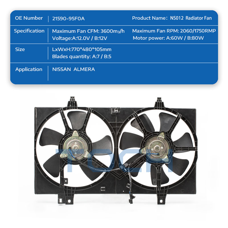 TOCH latest car electric fan manufacturers for engine-1