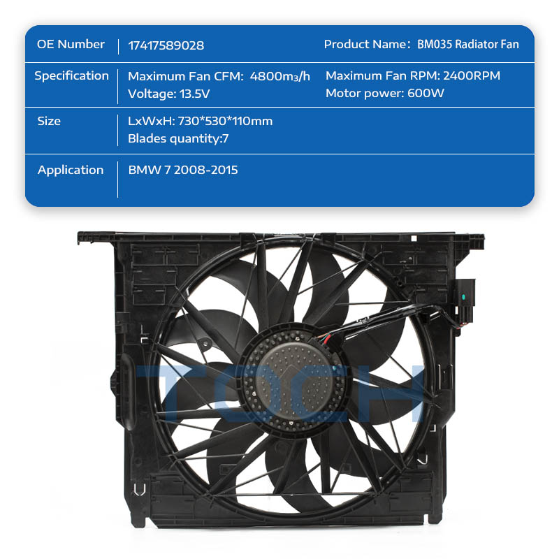 TOCH best car radiator electric cooling fans suppliers for car-1