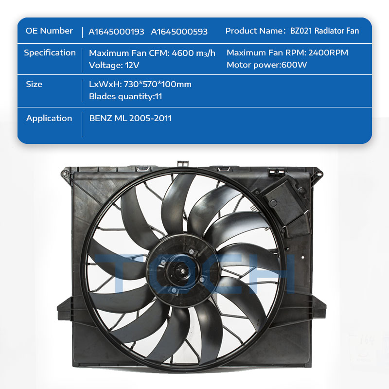 TOCH benz radiator fan suppliers for benz-1