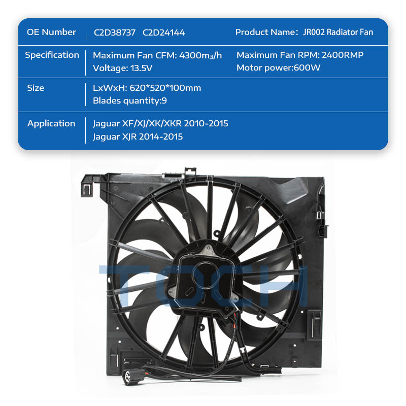 TOCH fast delivery radiator fan price list price list fast delivery-1