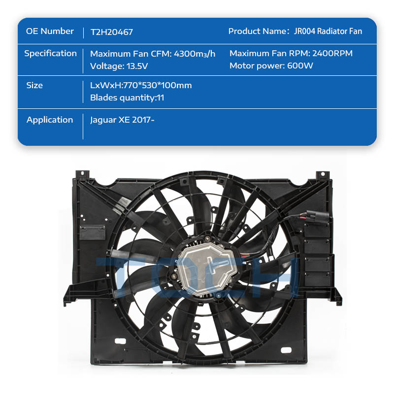 TOCH radiator fan price list export fast delivery-1