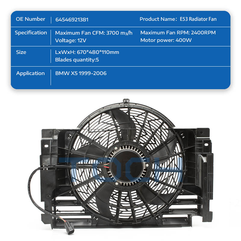 TOCH fast delivery brushless radiator cooling fan company for engine-1