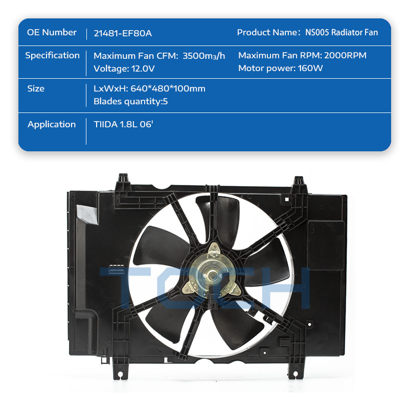 custom radiator fan motor for business for nissan-1