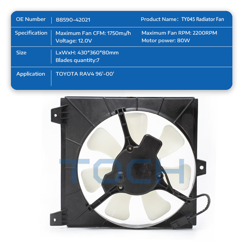best engine radiator fan for business for toyota-1