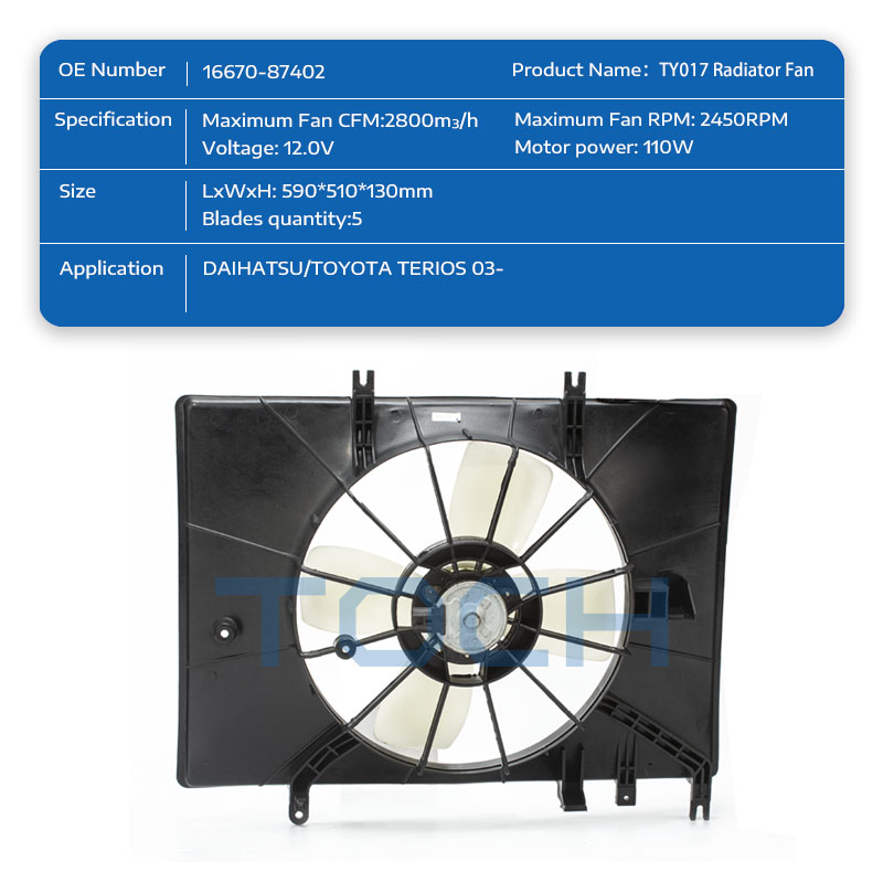 TOCH high-quality toyota cooling fan suppliers for car-1